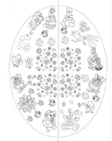 Vorschau - Mal- und Bastelvorlagen - Großes Osterei zum Ausmalen - 84 * 60 cm (4XA3) - Deckblatt