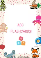 Aperçu - Cartes / Images - Cartes mémoire de l'alphabet anglais! - Page de couverture