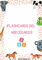 Aperçu - Cartes / Images - Fiches d'apprentissage de l'alphabet espagnol! - Page de couverture
