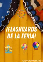 Aperçu - Cartes / Images - Flashcards de la Foire en espagnol! - Page de couverture