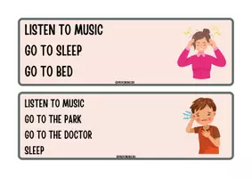 Aperçu - Cartes / Images - Flashcards Must/Mustn't en anglais! - Page 1