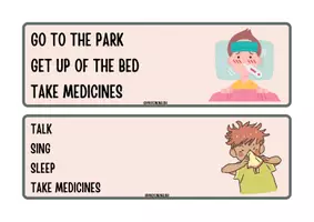 Aperçu - Cartes / Images - Flashcards Must/Mustn't en anglais! - Page 2
