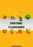 Aperçu - Cartes / Images - Flashcards sur les émotions en anglais! - Page de couverture