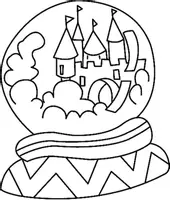Aperçu - Matériel pour travaux manuels / dessin - Coloriage Boule en verre - Page de couverture
