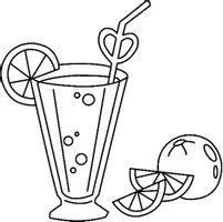 Aperçu - Matériel pour travaux manuels / dessin - Coloriage Cocktail - Page de couverture