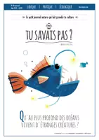 Aperçu - Apprentissages en autonomie - TU SAVAIS PAS ? N°48 Qu'au plus profond des océans vivent d'étranges créatures ! - Page de couverture