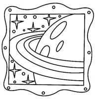 Aperçu - Matériel pour travaux manuels / dessin - Coloriage Espace - Page de couverture