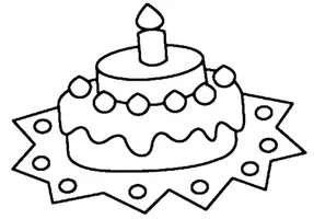 Aperçu - Matériel pour travaux manuels / dessin - Coloriages Gâteau - Page 1
