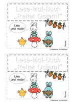 Vorschau - Arbeitsblätter - Lese-Mal-Buch: Rettet Ostern! - Seite 1