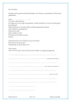 Vorschau - Arbeitsblätter - DAF Brief an eine Freundin - Seite 1