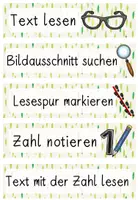 Vorschau - Arbeitsblätter - Lesespur "Die verschwundene Schwimmbrille" (Klasse 2/3) - Seite 1