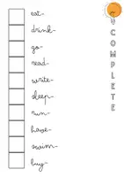 Vorschau - Arbeitsblätter - PAST SIMPLE ACTIVITIES - Seite 3