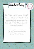 Vorschau - Arbeitsblätter - Oster-Lesespur für die erste Klasse - Seite 1