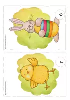 Vorschau - Arbeitsblätter - Oster-Lesespur für die erste Klasse - Seite 3