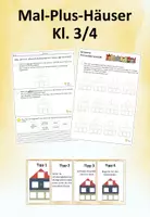 Vorschau - Stundenentwürfe - Mal-Plus-Häuser Klasse 3/4 - Deckblatt