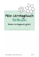 Vorschau - Unterrichtsreihen - Lerntagebuch: Wochenreflexion Vorlage - Seite 1