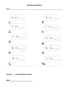 Vorschau - Arbeitsblätter - EinmalEins Test-Generator - Deckblatt