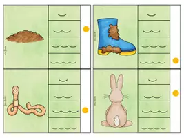 Vorschau - Fördermaterial/Inklusion - Klammerkarten Silbenlänge * Frühling - Seite 3