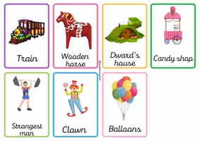 Vista previa - Tarjetas / Manipulativos - Flashcards of the Funfair! - página 3