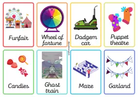 Aperçu - Cartes / Images - Flashcards de la Foire en anglais! - Page 1