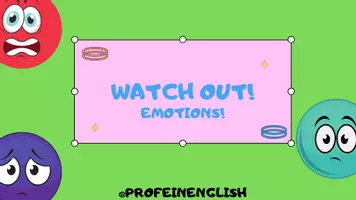 Vista previa - Juegos / Gamificación - Watch out! Emotions in English! - Portada
