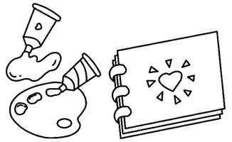 Aperçu - Matériel pour travaux manuels / dessin - Coloriages Peinture - Page de couverture