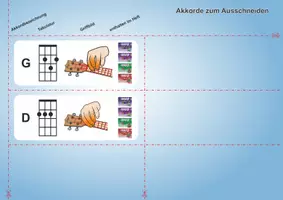 Vorschau - Arbeitsblätter - Kinderlied für die Ukulele: Es tanzt ein Bi-Ba-Butzemann - Seite 3