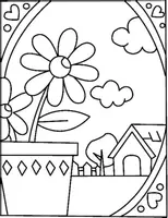 Aperçu - Matériel pour travaux manuels / dessin - Coloriages Paysage - Page 2