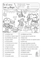 Aperçu - Feuilles d'exercices - en el circo BUNDLE paquete de materiales Español / E.L.E / Espagnol - Page 3
