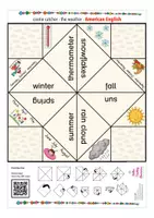 Aperçu - Jeux - the weather English / Anglais Cootie Catcher game / fortune teller - Page 3