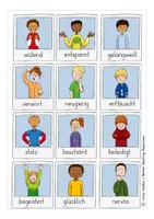 Vista previa - Juegos / Gamificación - Gefühle Mini - Bildkarten für Spiele Deutsch / Alemán - página 1