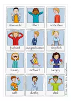 Vista previa - Juegos / Gamificación - Gefühle Mini - Bildkarten für Spiele Deutsch / Alemán - página 2