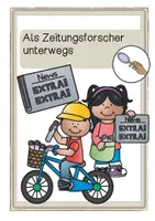 Vorschau - Arbeitsblätter - Zeitung in der Grundschule - Unterwegs als Zeitungsforscher - Deckblatt