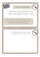 Vorschau - Arbeitsblätter - Zeitung in der Grundschule - Unterwegs als Zeitungsforscher - Seite 1