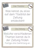 Vorschau - Arbeitsblätter - Zeitung in der Grundschule - Unterwegs als Zeitungsforscher - Seite 3