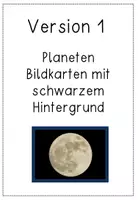 Vorschau - Poster - Planeten und Sonnensystem - Bildkarten und Wortkarten - Seite 1
