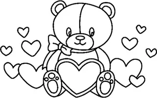 Aperçu - Matériel pour travaux manuels / dessin - Coloriages Ourson - Page de couverture