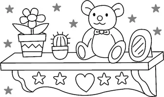 Aperçu - Matériel pour travaux manuels / dessin - Coloriages Ourson - Page 2