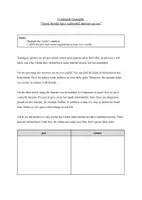 Vorschau - Arbeitsblätter - Comment example with tasks (structure) - Seite 1