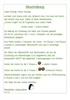 Vorschau - Fördermaterial/Inklusion - Wissenskartei Unsere Vögel Klasse 1 und 2 - Seite 2