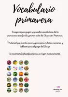 Vista previa - Juegos / Gamificación - VOCABULARIO PRIMAVERA - Portada
