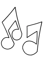 Aperçu - Matériel pour travaux manuels / dessin - Coloriage Notes de musique - Page de couverture