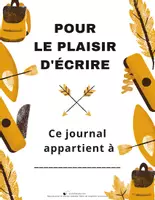 Aperçu - Apprentissages en autonomie - Journal d'écriture - version camping - Page de couverture