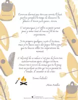 Aperçu - Apprentissages en autonomie - Journal d'écriture - version camping - Page 1