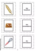 Vorschau - Spiele - Merk es dir - Küche - spielerisch Deutsch lernen (auch als Wortkarten/Vokabelkarten nutzbar) - Seite 3