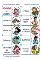 Aperçu - Jeux - higiene y cuidado personal juego DOMINÓ jeu Espagnol / E.L.E - Page 1