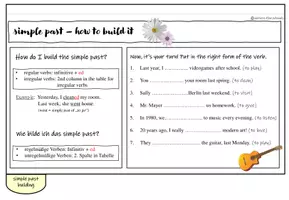 Vorschau - Arbeitsblätter - Simple Past & Past Progressive: Flipbook - Seite 2