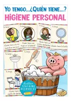 Aperçu - Jeux - Yo tengo, quién tiene? higiene y cuidado personal jeu Espagnol - Page de couverture