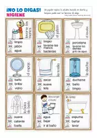 Vista previa - Juegos / Gamificación - higiene y cuidado personal ¡No lo digas! juego Español / E.L.E. primaria - página 2