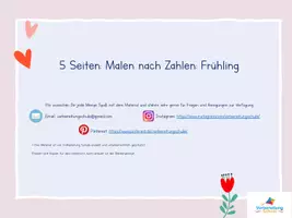 Vorschau - Arbeitsblätter - Ostereier dekorieren (Würfeln und Zeichnen) + Frühling: Malen nach Zahlen - Seite 1